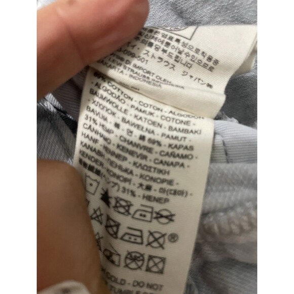 High Loose Levi’s Jeans Wide Legs High Waist Light Wash SZ 24 - Picture 15 of 15